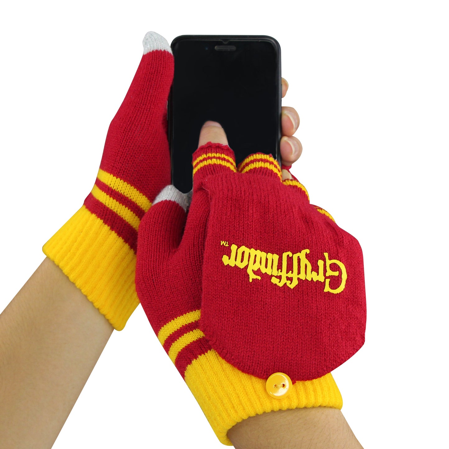 *Gryffindor Red Mittens with Detachable Mitten Flap