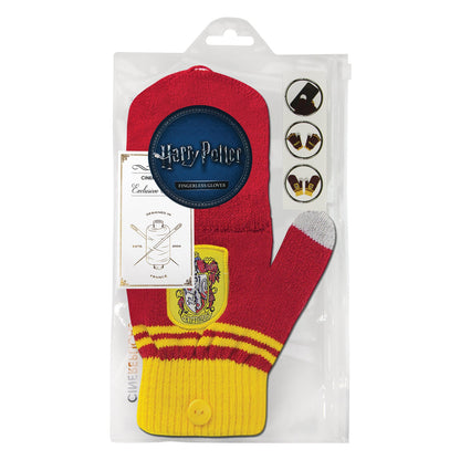 *Gryffindor Red Mittens with Detachable Mitten Flap