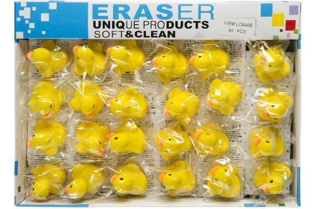 Enten-Radiergummi Gelb
