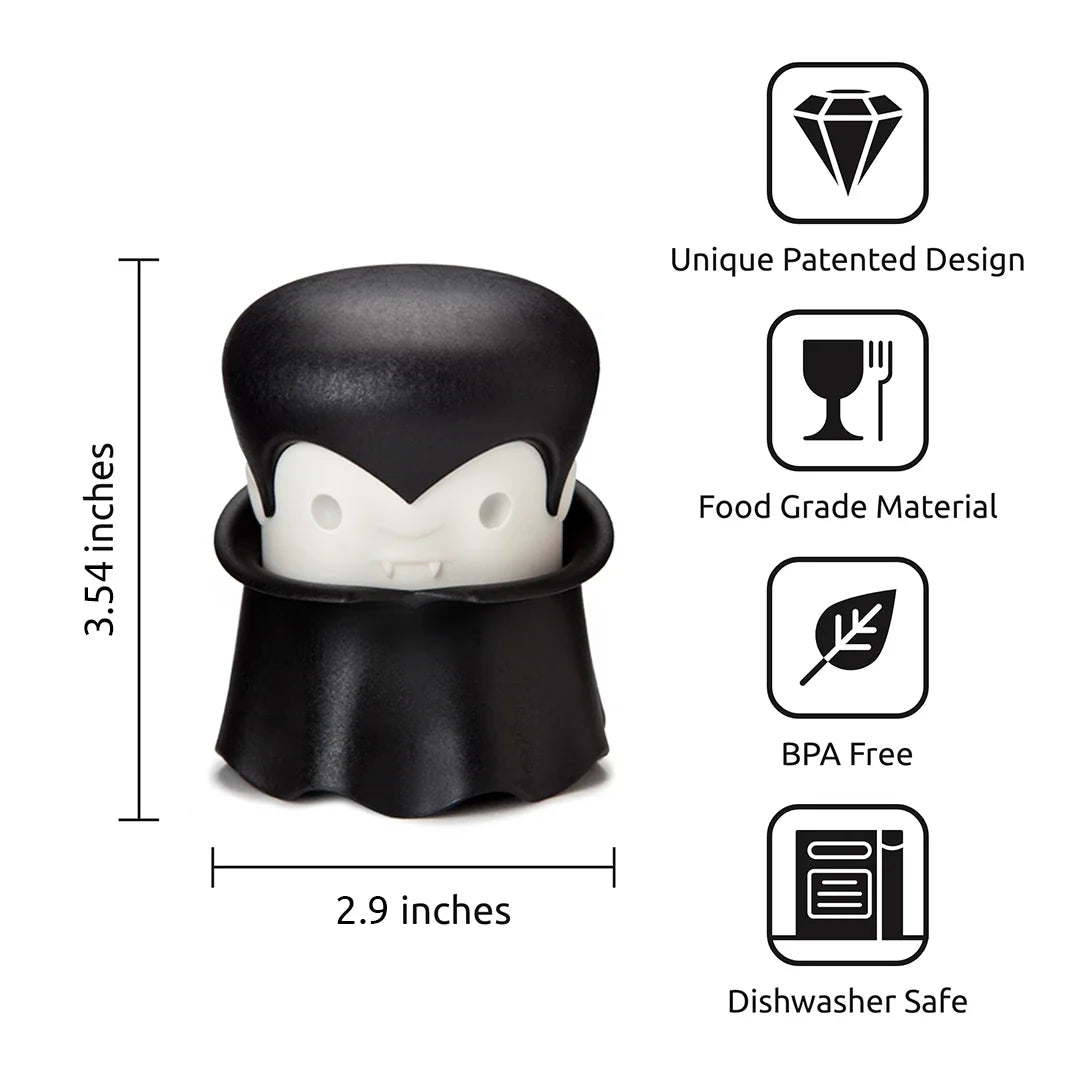 Gracula figurine by OTOTO, 3.54x2.9, food grade, BPA-free, dishwasher safe.