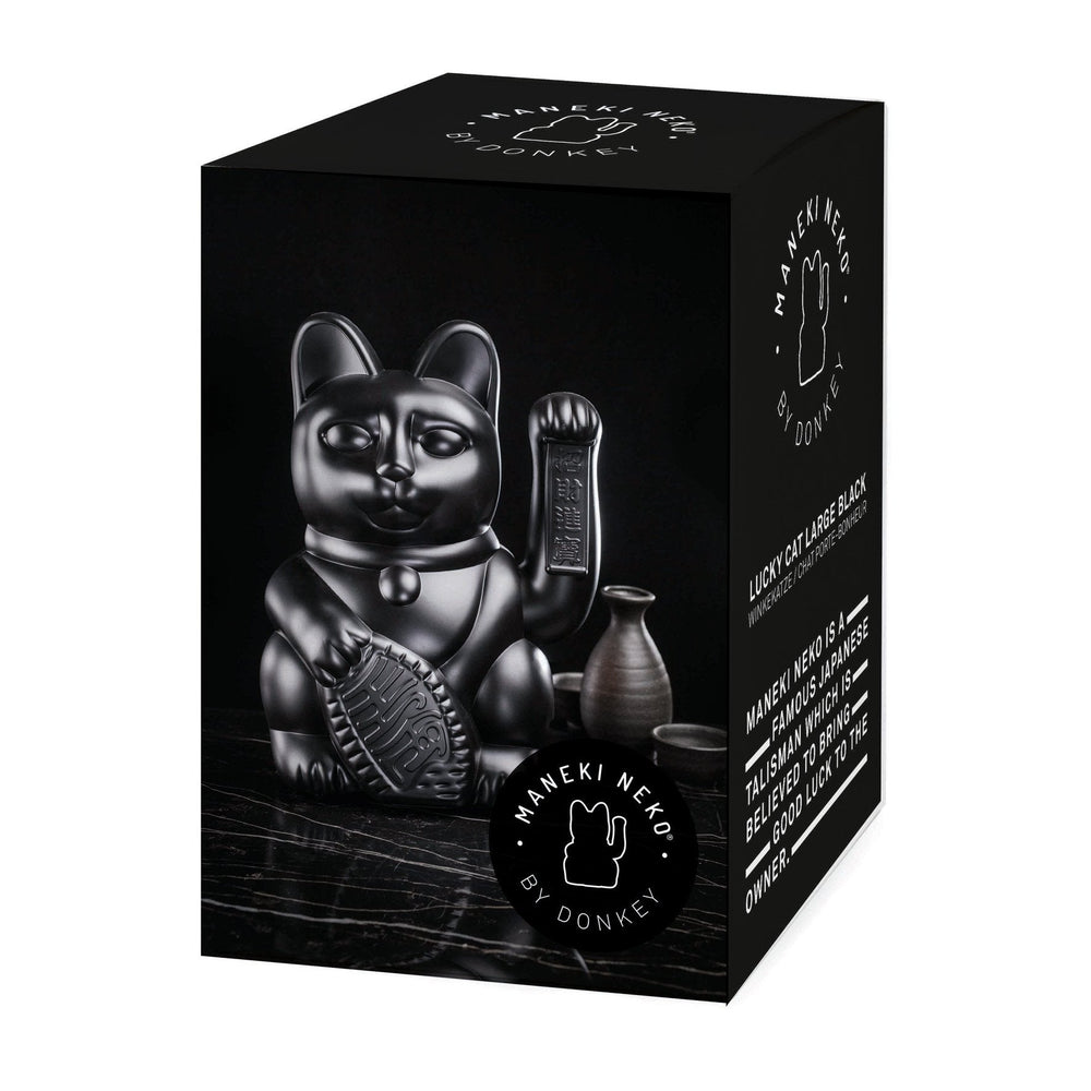 Grand Chat Chanceux Schwarz