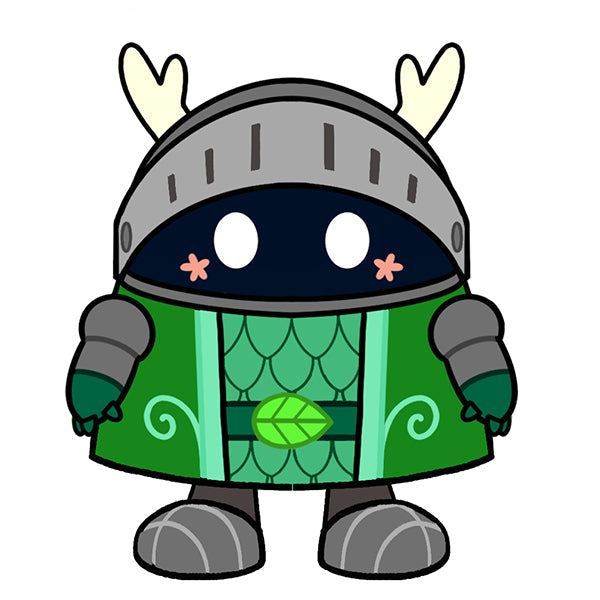 Peluche Mini Squishable – Vert Chevalier