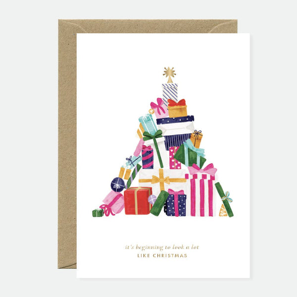 Expensive Christmas - Greeting card - Gold foil