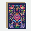 Mexican Bday - Greeting Card - Gold Foil