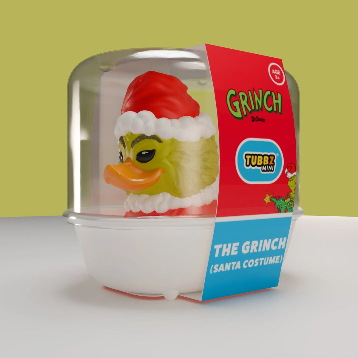 Canard Grinch en Père Noël TUBBZ (Mini Edition)