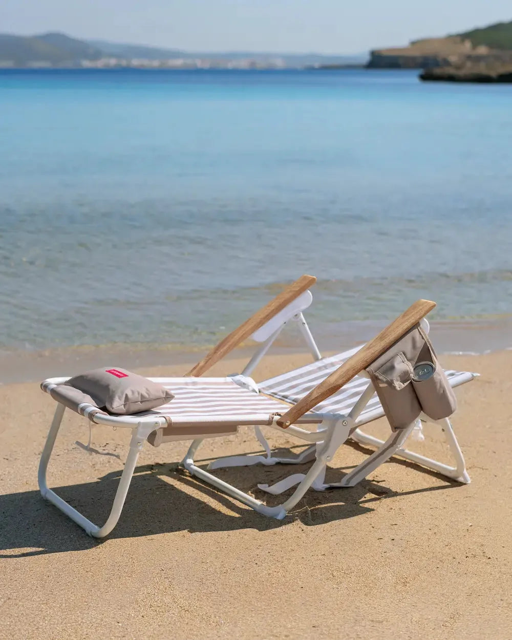 Reclining Beach Chair with Cooler – MISTRAL