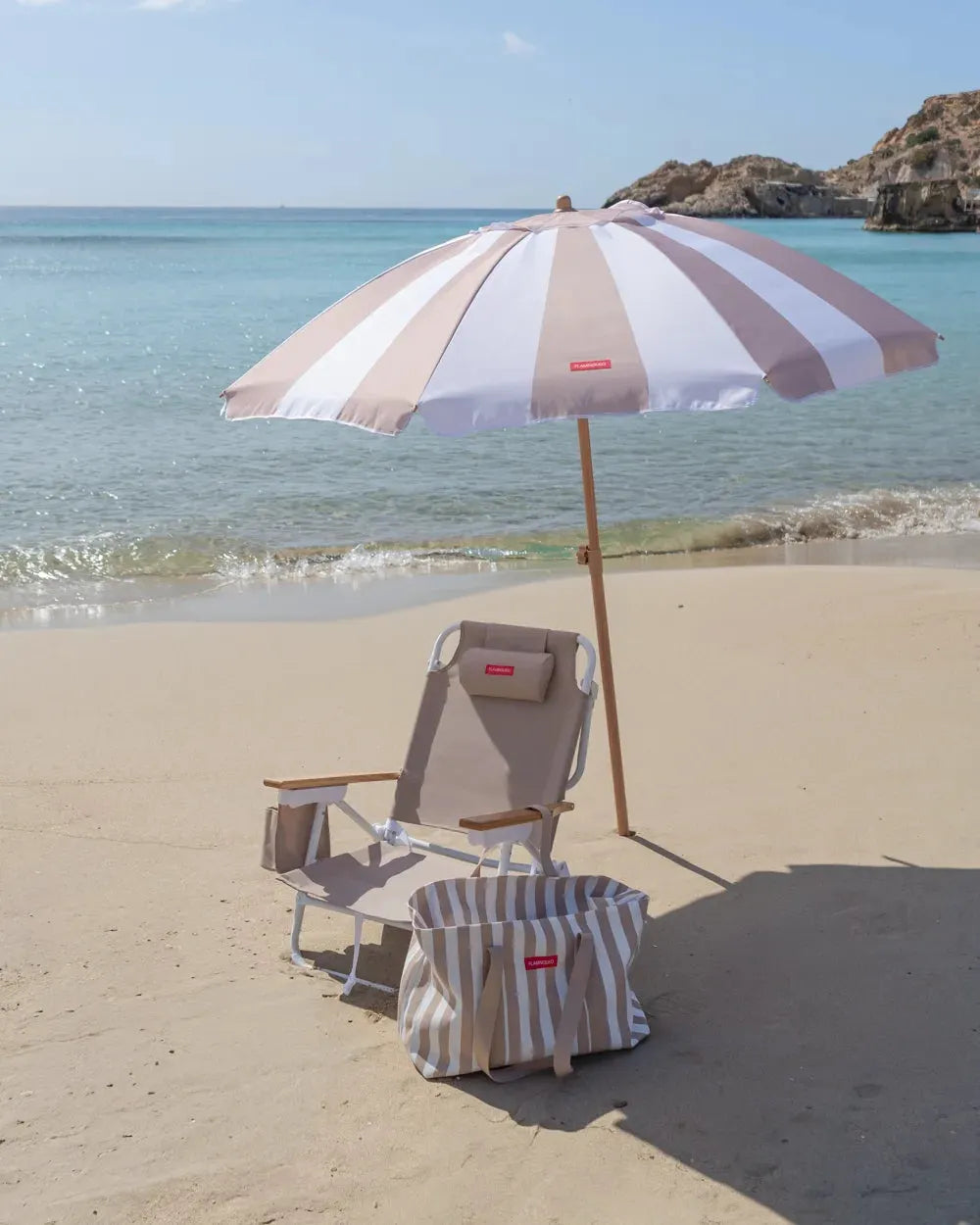 Textilene reclining beach chair – LUZIA