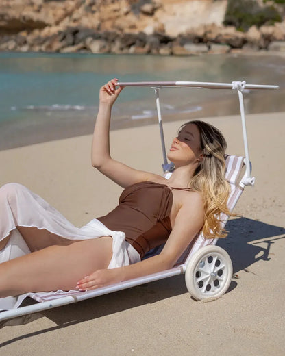 Beach hammock with wheels and parasol – FREYA