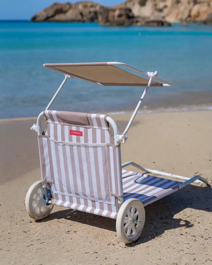 Beach hammock with wheels and parasol – FREYA