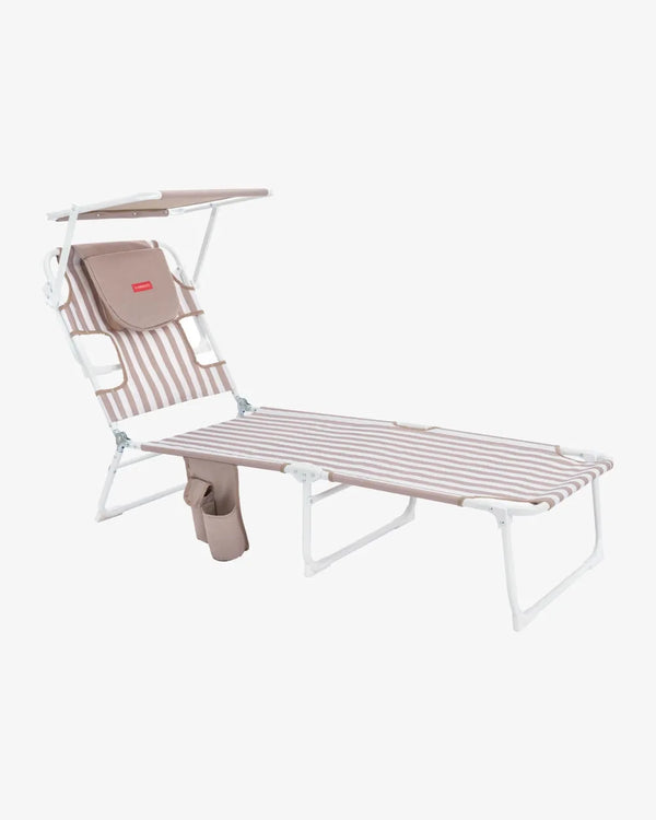 Reclining beach chair with parasol – TIVOLI