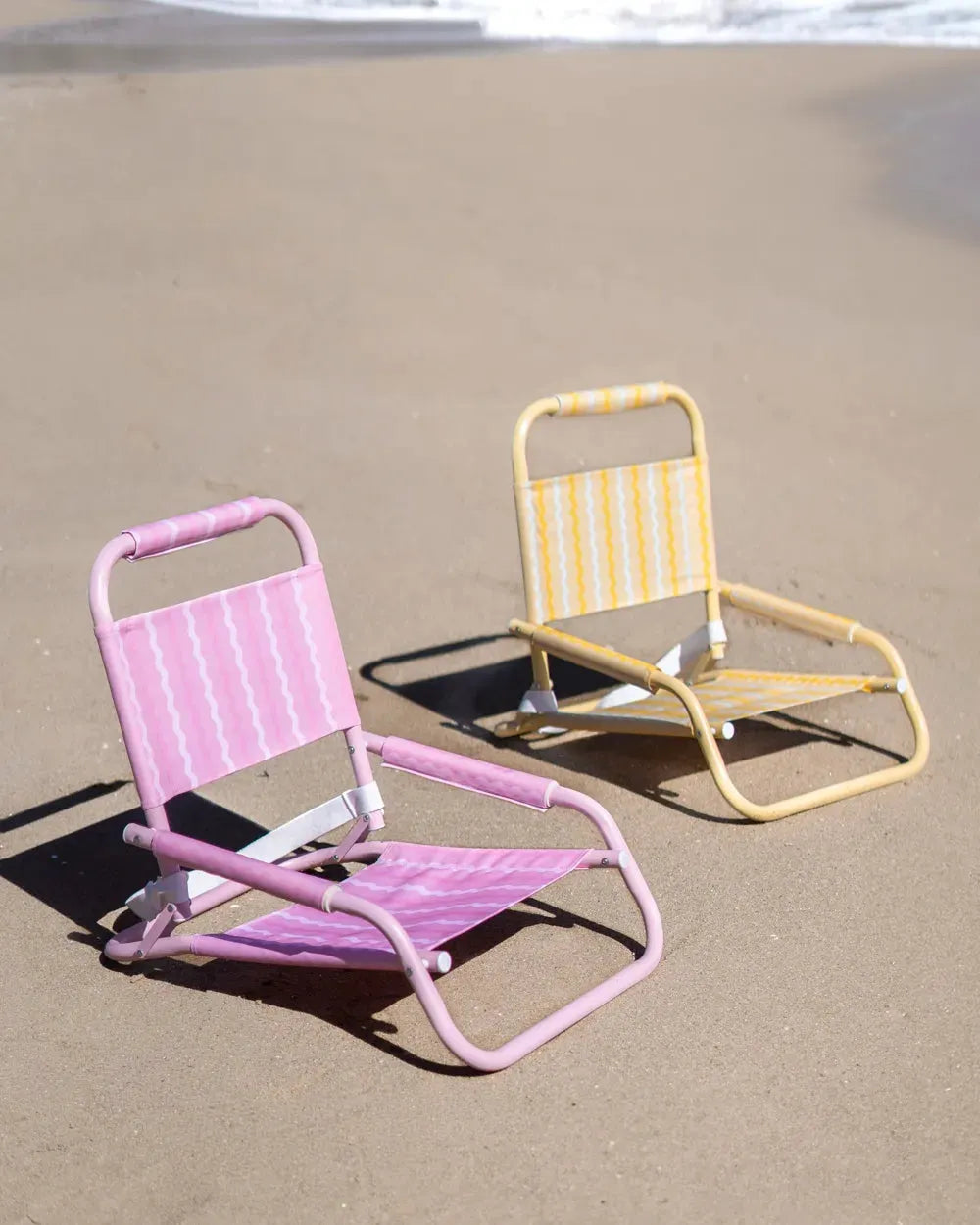 Foldable low beach chair – BAMBINA
