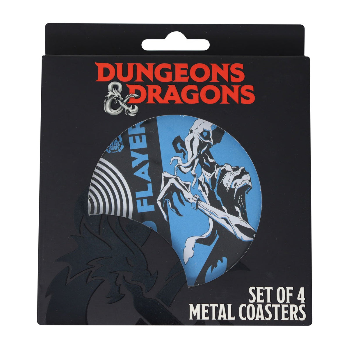 Set de 4 sous-verres métal imprimés Dungeons & Dragons