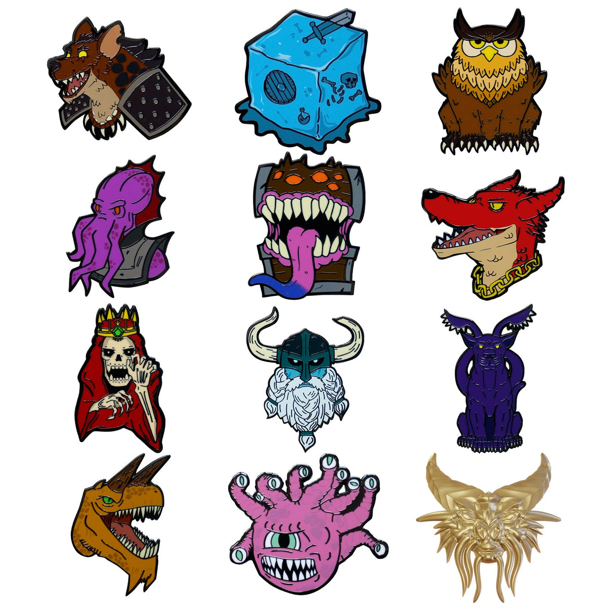 Display de 12 blind boxes Dungeons & Dragons - 50th Anniversary Mystery