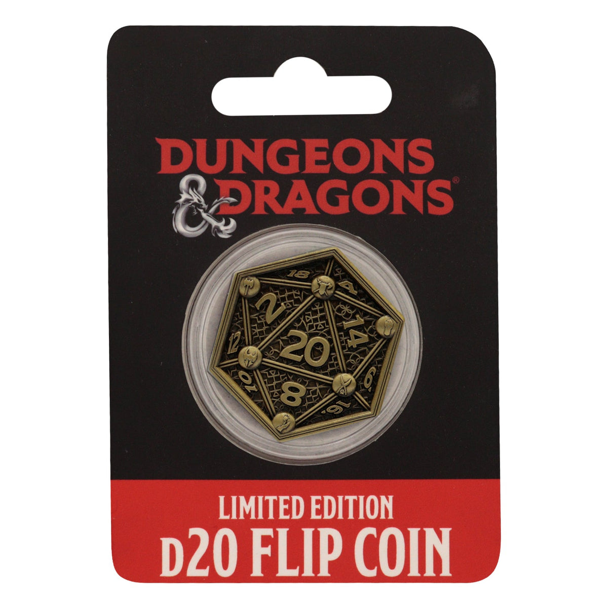 Dungeons & Dragons Collector Coin - Class Cards and D20 Flip