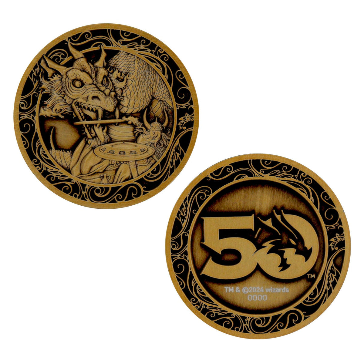 Pièce collector Dungeons & Dragons - 50th Anniversary Antique Gold