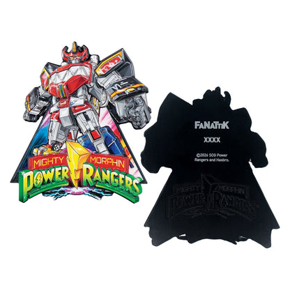Médaillon Megazord Power Rangers en édition limitée par Fanattik – recto et verso