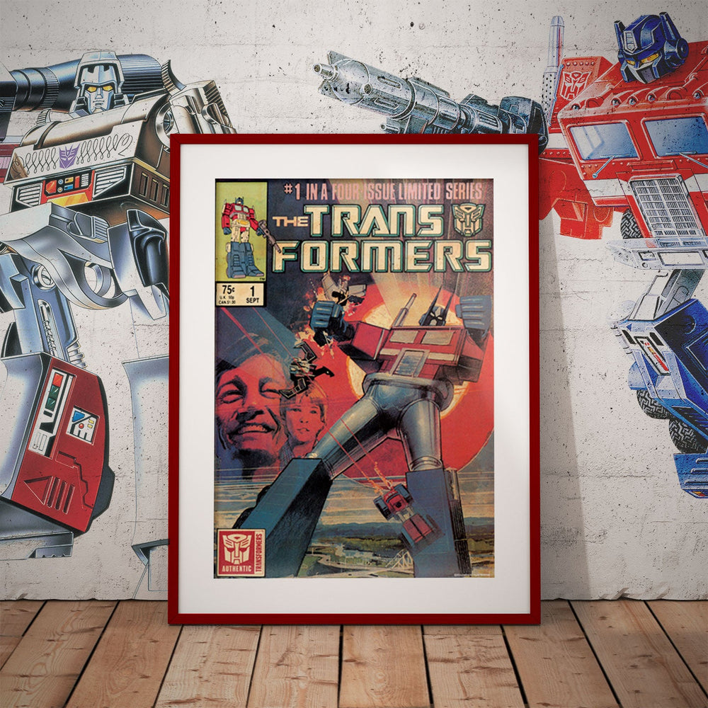 Affiche collector A3 Transformers - 40th Anniversary