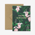 Medinilla - Carte de Voeux - Feuille Dorée