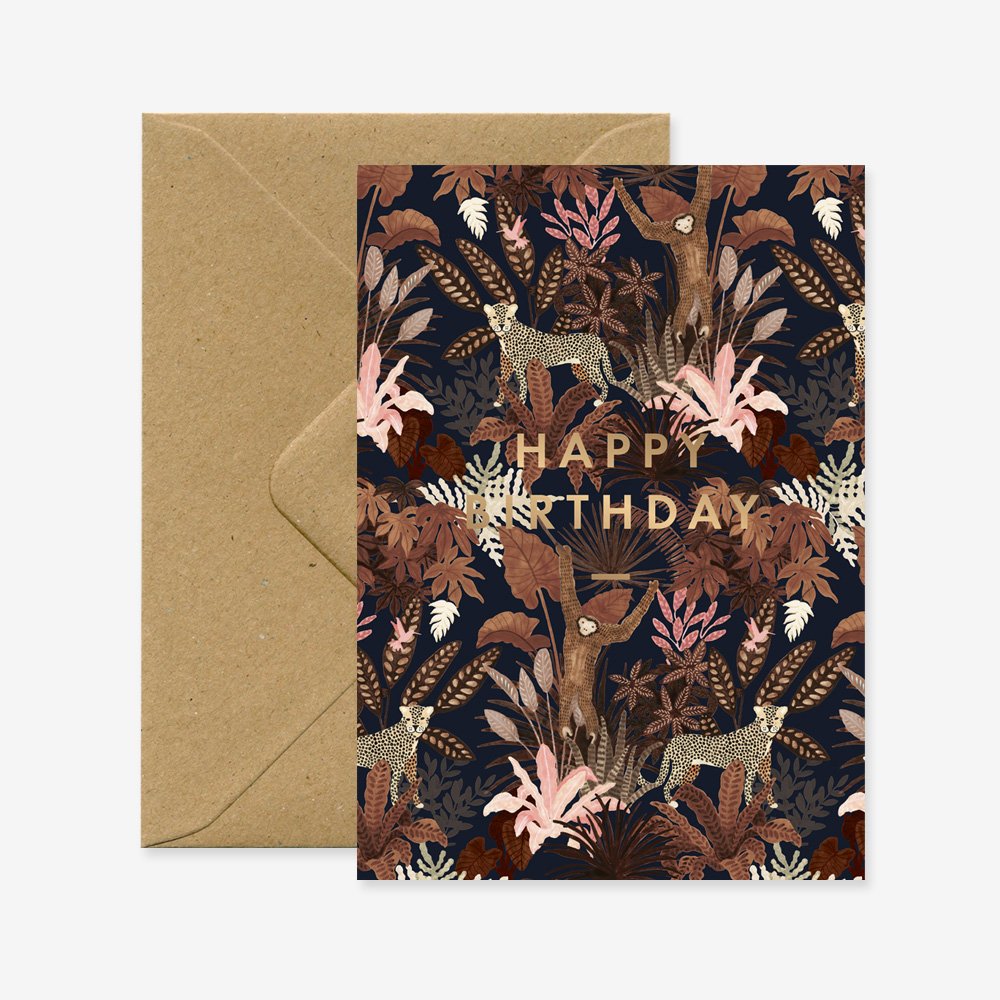 Monkey - Greeting Card
