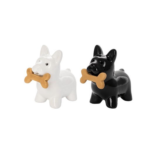 Dog salt and pepper shakers
