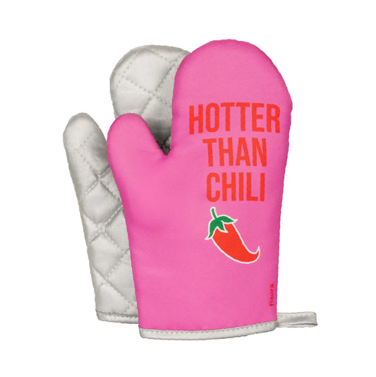 "Hotter than Chili" Oven Mitts
