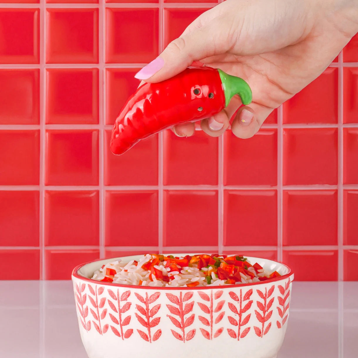 "Chilli" Salt and Pepper Shakers