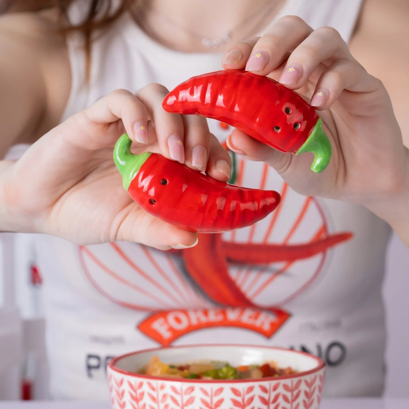 "Chilli" Salt and Pepper Shakers