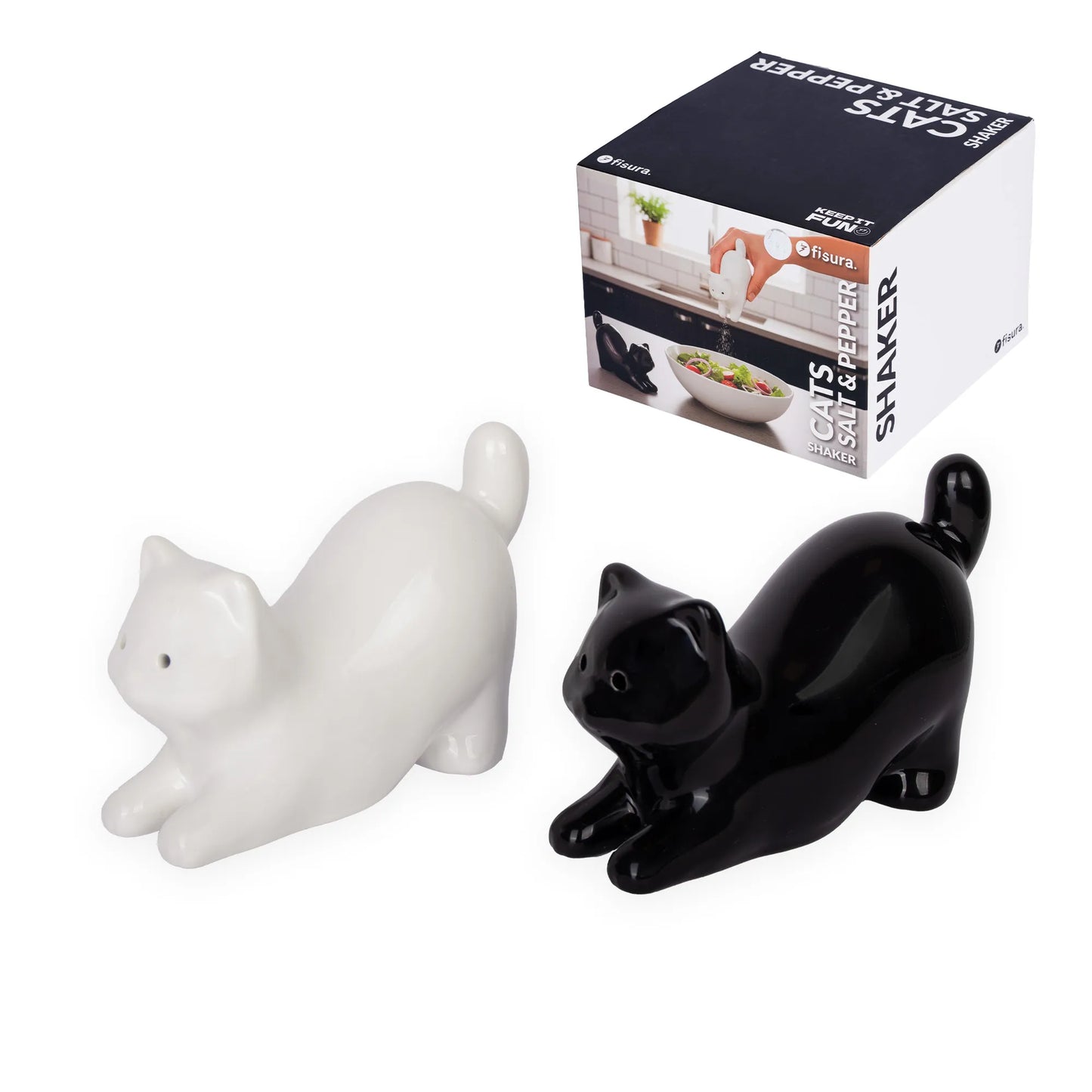 Cat salt and pepper shakers