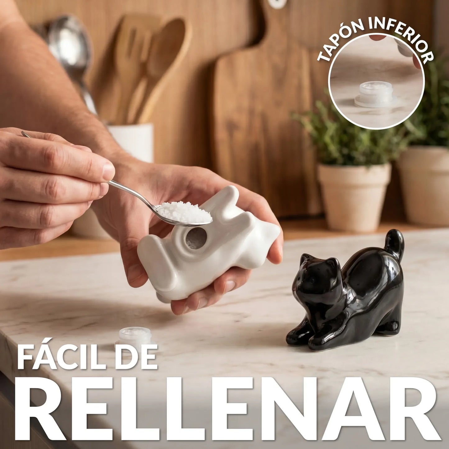 Cat salt and pepper shakers
