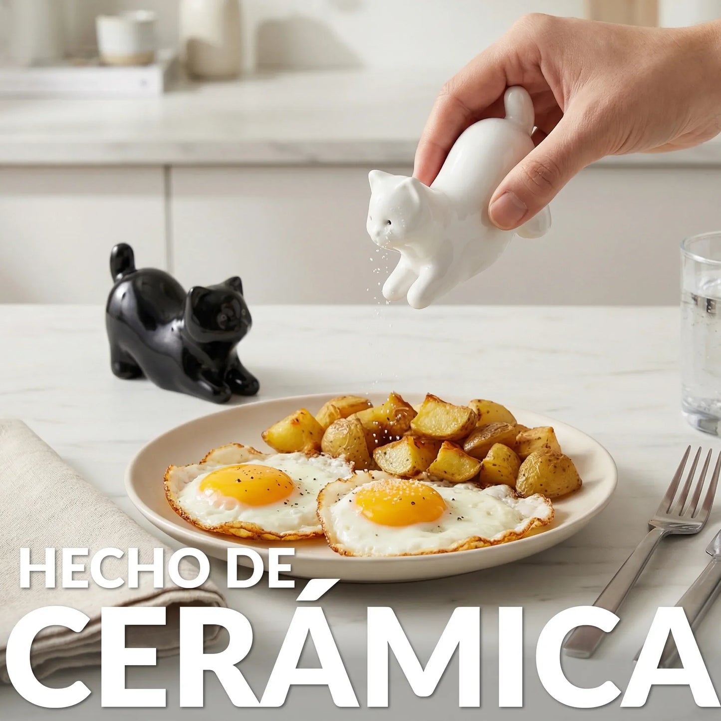 Cat salt and pepper shakers