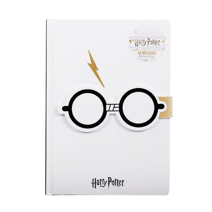 Harry Potter Notebook - Lightning Bolt and Glasses Embossed
