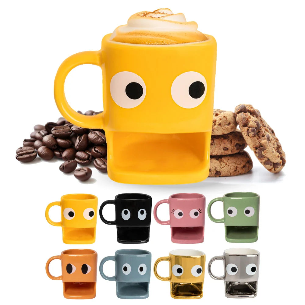 Tasse pour Biscuits Jaune – Fisura – vue 2