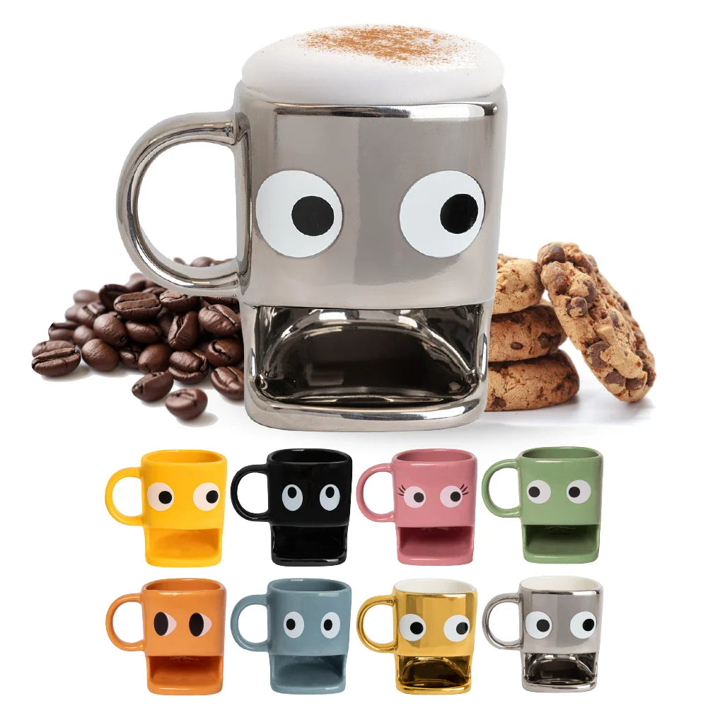 Tasse pour Biscuits Argentée