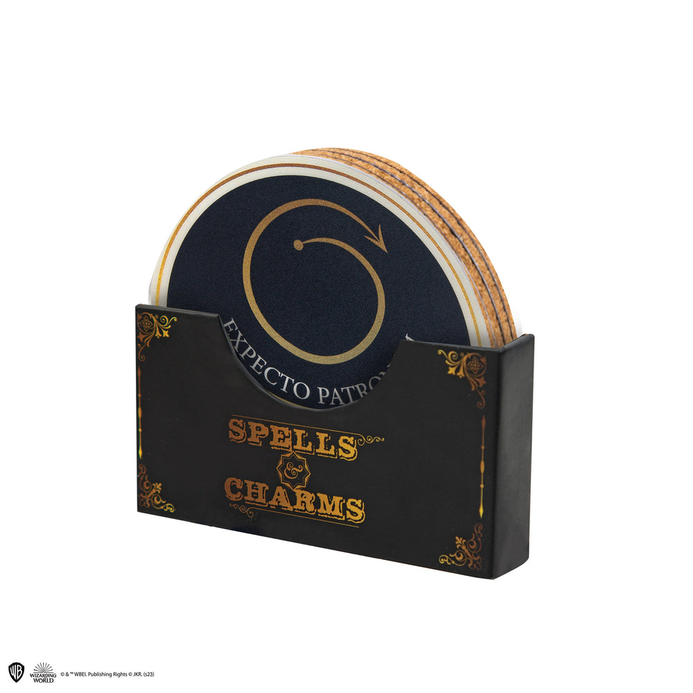 Lot de 4 sous-verres Harry Potter - Sortilèges et enchantements, série 1