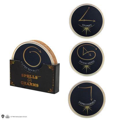 Set of 4 Spells and Charms Coasters Series 1