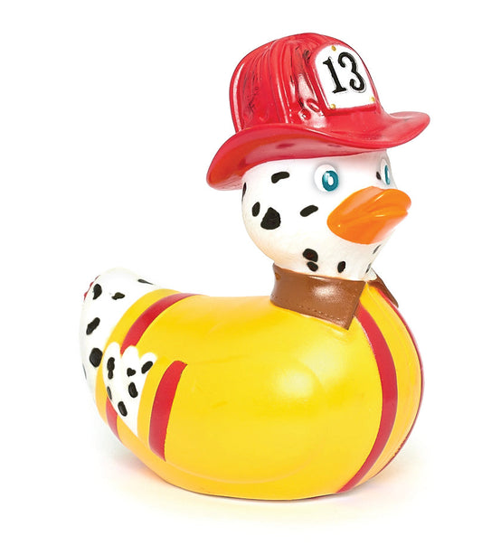 Dalmatian duck firefighter