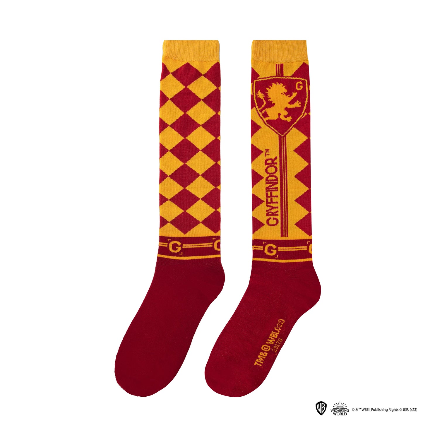 Set of 3 Pairs of Gryffindor Knee-High Socks