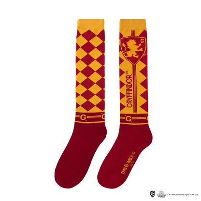 Set of 3 Pairs of Gryffindor Knee-High Socks