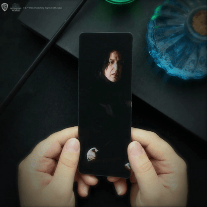 Wand pen with stand & lenticular bookmark Severus Snape