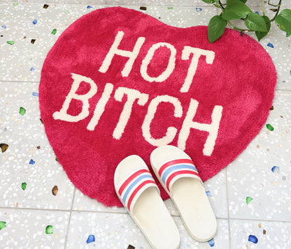 Tapis Cœur « Hot Bitch »