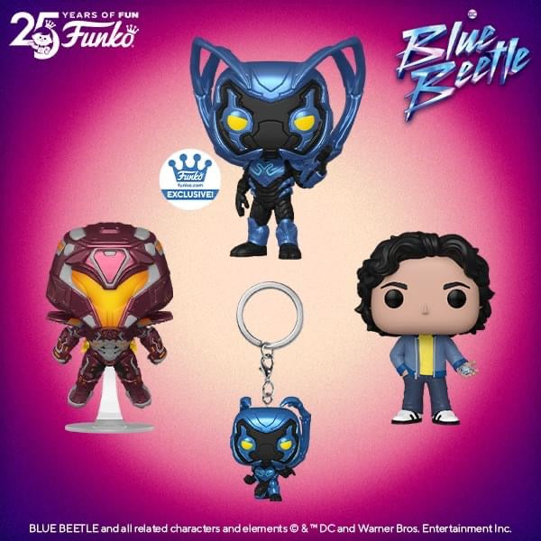 Pop! Keychain Blue Beetle