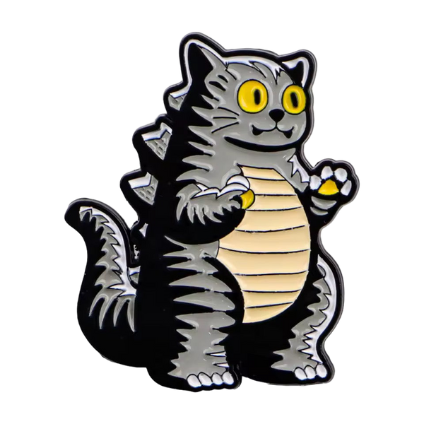 Photo produit - Pin's Chat "Catzilla"