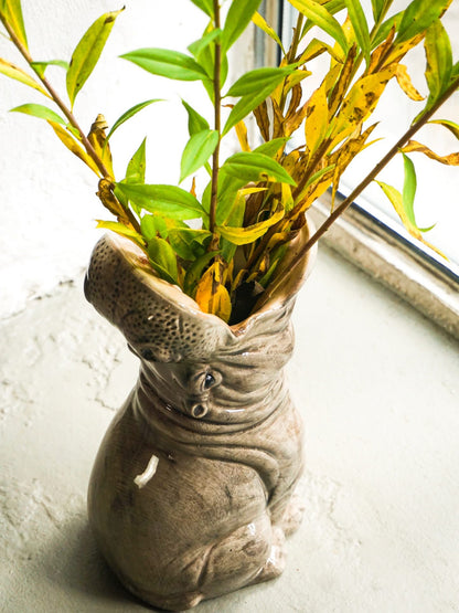 Large Hippopotamus Vase Hungry Hippos