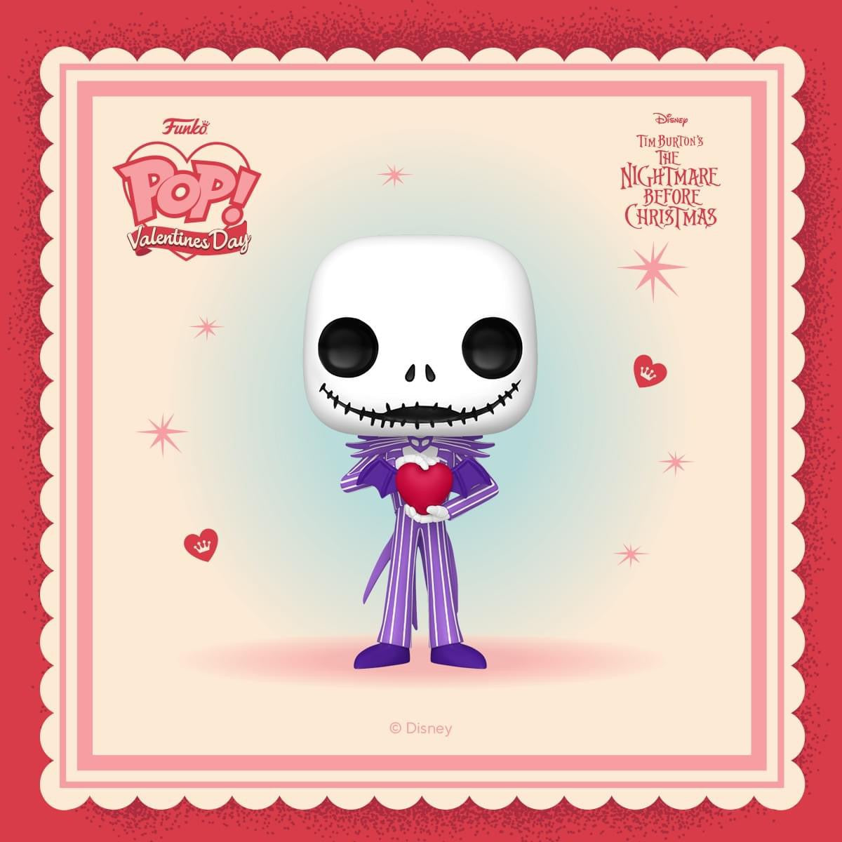 Jack Skellington avec Cœur de St Valentin