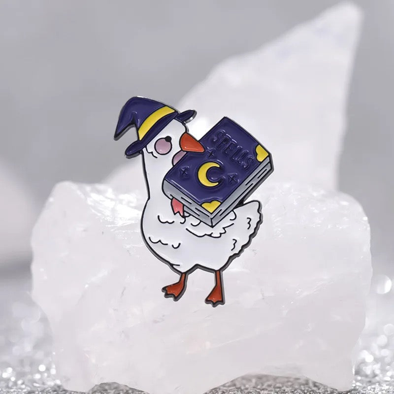 Pin's Canard Blanc Sorcier