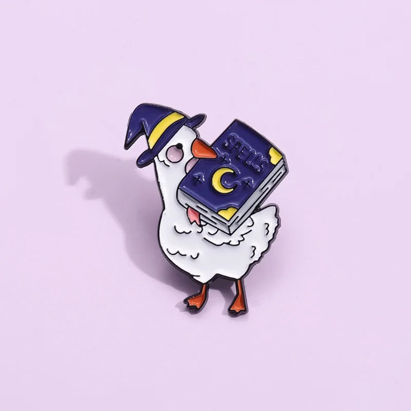 White Wizard Duck Pin