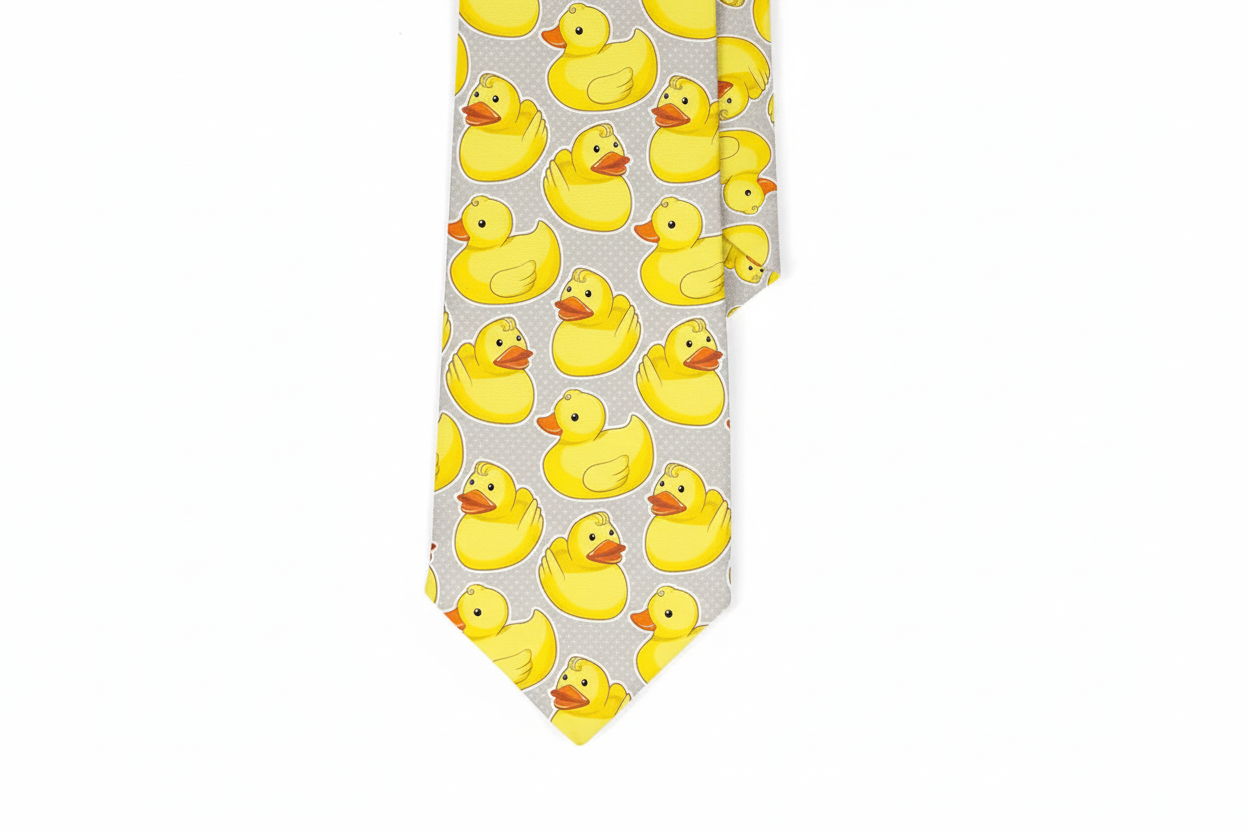 Yellow Ducks Tie