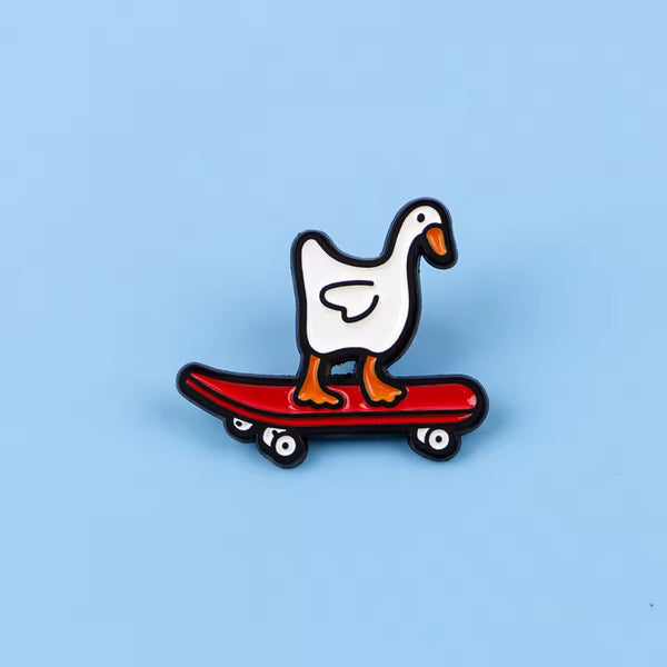 Photo produit - Pin’s Canard Skateboard