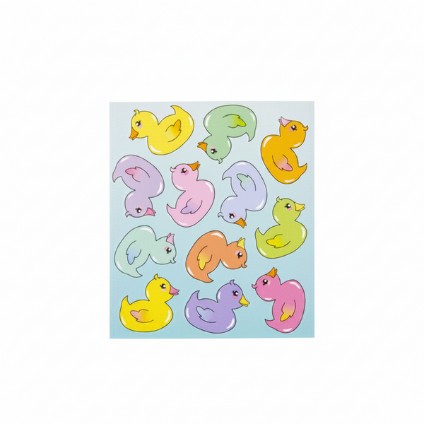 Colored Duck Stickers