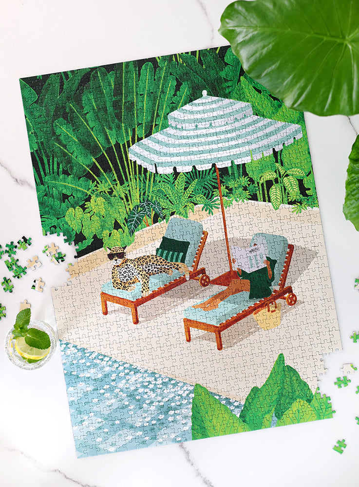 Summer Pool - Puzzle 1000 pieces